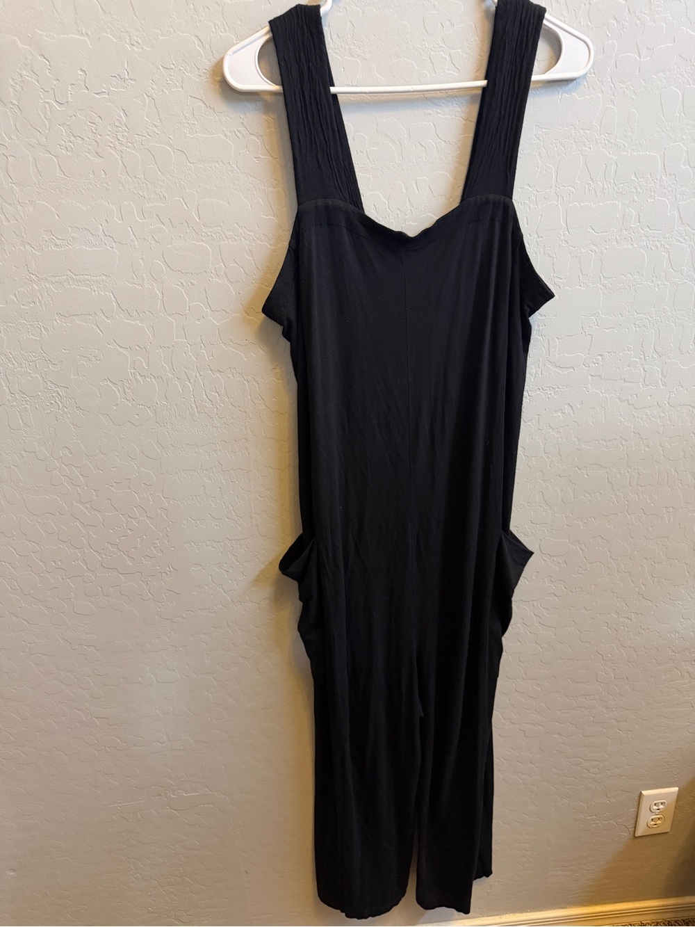 Eileen Fisher sleeveless jumpsuit with pockets size Small